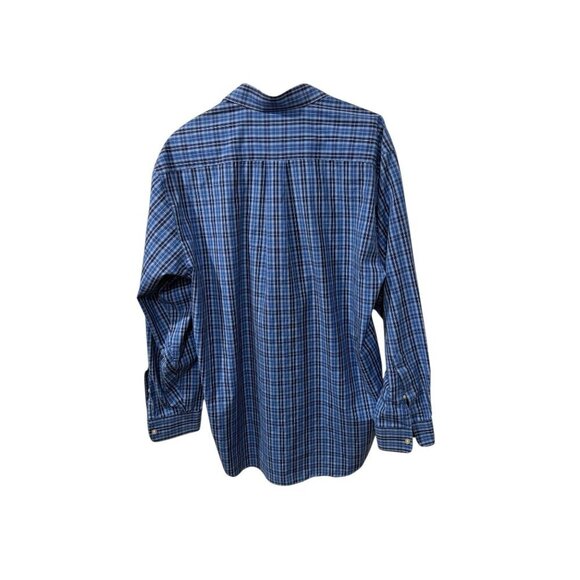 Vineyard Vines Mens Blue Plaid Whale Shirt Slim Fit Long Sleeve Size M 100% Cott - Picture 4 of 5